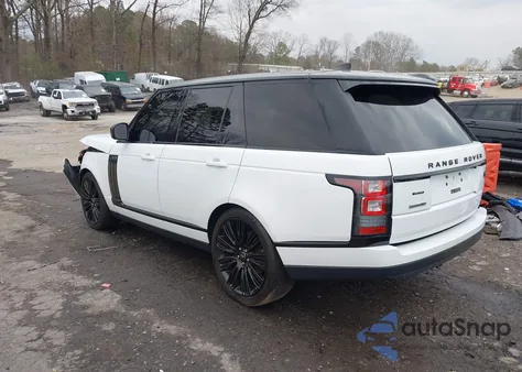 2017 Land Rover Range Rover 3.0L V6 Turbocharged Diesel Td6 из США, поврежденный, VIN SALGR2FK7HA358686